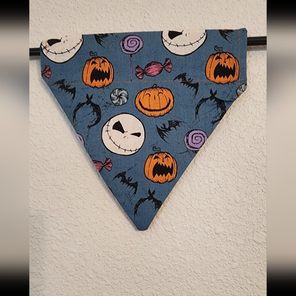 SMALL Jack with Pumpkins Dog Bandana